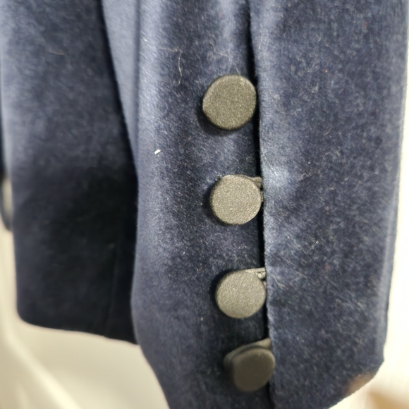 Talbots Officer Blue Blazer with satin accents NWT - Picture 7 of 11